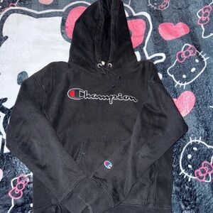Champion Classic Black Pullover Hoodie